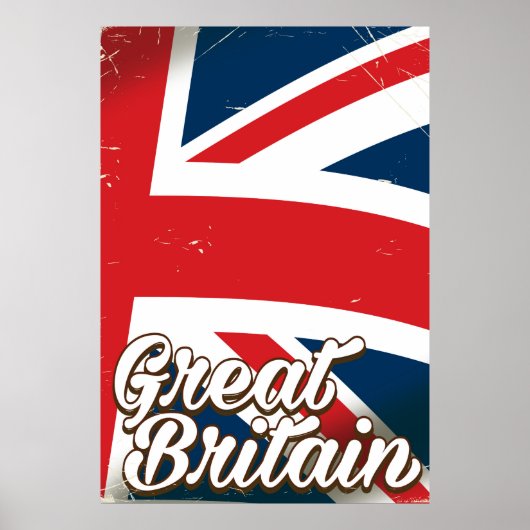 素晴らしイギリスヴィンテージスタイル旅行ポスター ポスター (正面)
