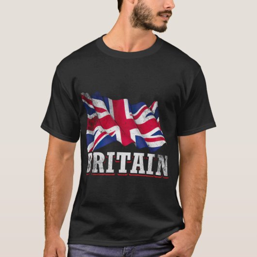 素晴らしイギリス国旗 Tシャツ (正面)