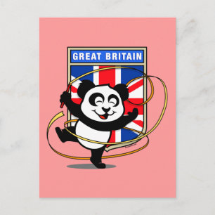 素晴らしイギリス新体操パンダ ポストカード