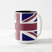素晴らしイギリス独立記念日、イギリス国旗 ツートーンマグカップ (正面右)