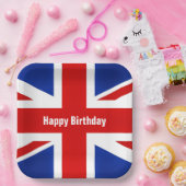 素晴らしイギリス統一されたイギリス国旗 ペーパープレート (パーティー)