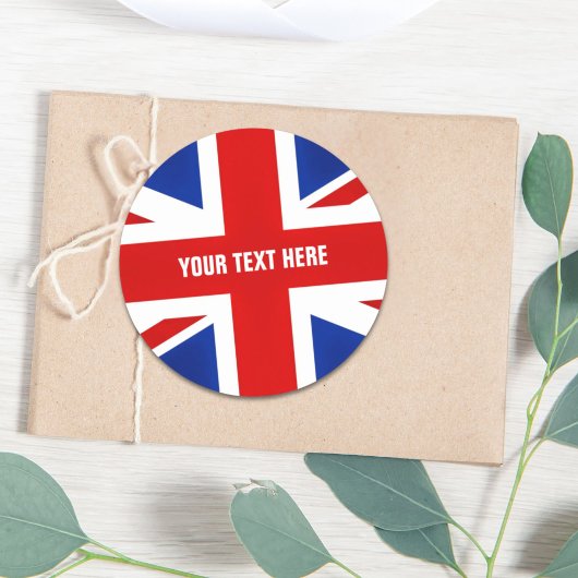 素晴らしイギリス統一されたイギリス国旗 ラウンドシール