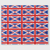 素晴らしイギリス統一されたイギリス国旗 ラッピングペーパー (フラット)