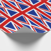 素晴らしイギリス統一されたイギリス国旗 ラッピングペーパー (角)