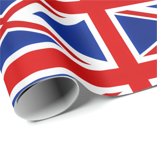 素晴らしイギリス統一されたイギリス国旗 ラッピングペーパー (ロールコーナー)