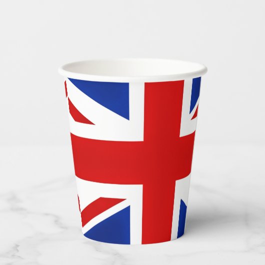 素晴らしイギリス統一されたイギリス国旗 紙コップ (裏面)