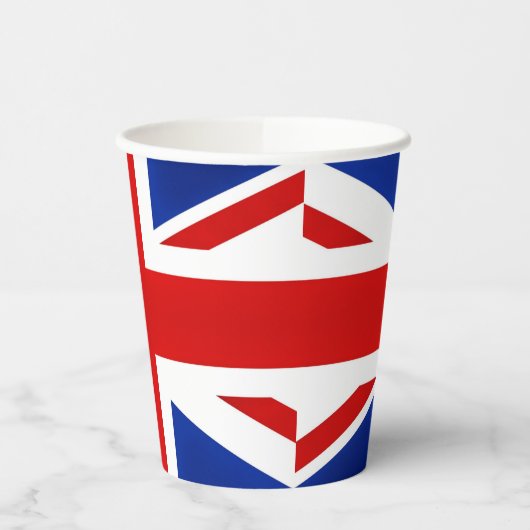 素晴らしイギリス統一されたイギリス国旗 紙コップ (左)