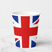 素晴らしイギリス統一されたイギリス国旗 紙コップ (正面)