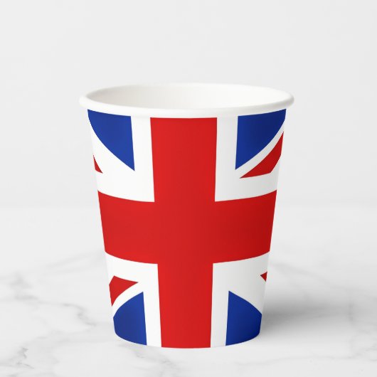 素晴らしイギリス統一されたイギリス国旗 紙コップ (正面)