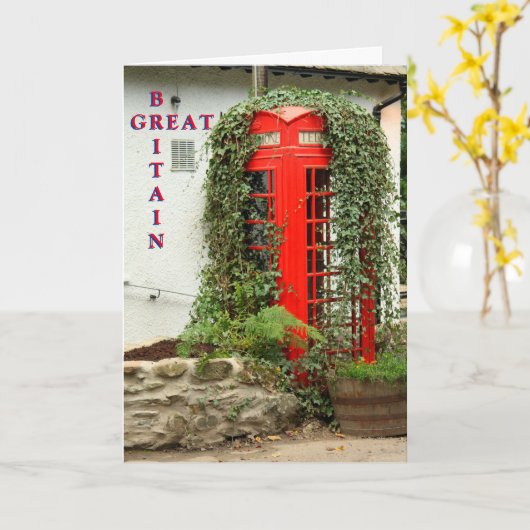 素晴らしイギリス カード (黄色い花)