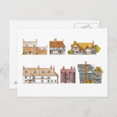 素晴らしイギリス。田舎の家 ポストカード (正面/裏面)