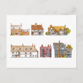 素晴らしイギリス。田舎の家 ポストカード (正面)