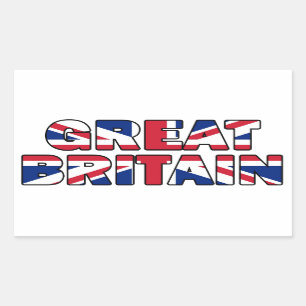 素晴らしイギリス 長方形シール