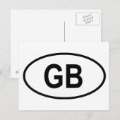 素晴らしイギリス「GB」 ポストカード (正面/裏面)