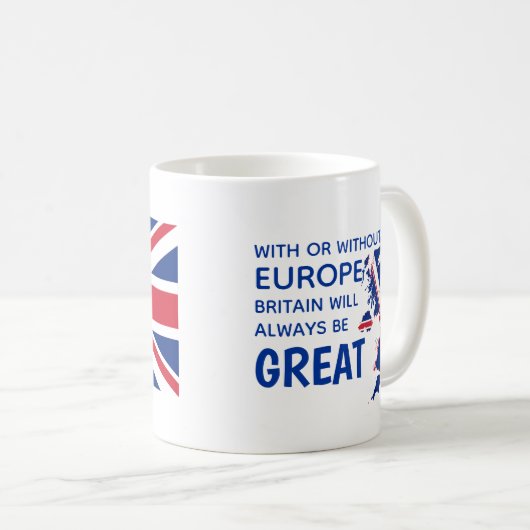 素晴らしイギリスBREXIT EUROPE コーヒーマグカップ (正面右)