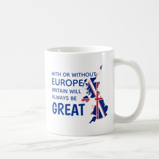 素晴らしイギリスBREXIT EUROPE コーヒーマグカップ (右)