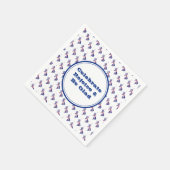 素晴らしイギリスUKレパーソナライズされたホイス スタンダードカクテルナプキン (角)