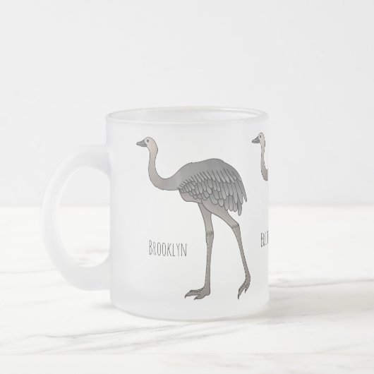 素晴らしイラストレーション フロストグラスマグカップ (左)