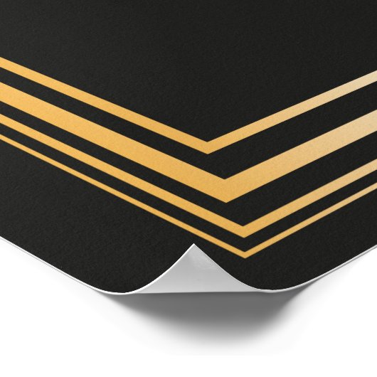 素晴らしインスパイア歓迎結婚看板 ポスター (角)