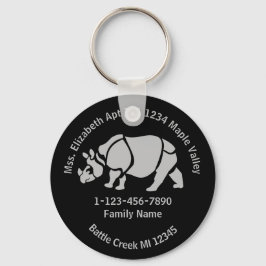 素晴らしインディアンサイ失ったノファミリーホームアドレス キーホルダー