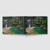 素晴らしウォーターフォールVirje,スロベニアのポスター ゲストブック (全面)