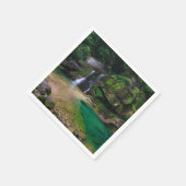 素晴らしウォーターフォールVirje，スロベニアのポスター スタンダードカクテルナプキン (角)