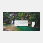 素晴らしウォーターフォールVirje,スロベニアのポスター デスクマット (キーボード&マウス)