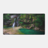 素晴らしウォーターフォールVirje,スロベニアのポスター デスクマット (正面)