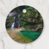 素晴らしウォーターフォールVirje,スロベニアのポスター フェイバータグ (正面)