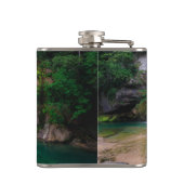 素晴らしウォーターフォールVirje，スロベニアのポスター フラスク (裏面)