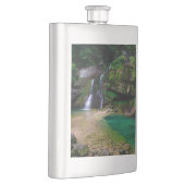 素晴らしウォーターフォールVirje,スロベニアのポスター フラスク (右)