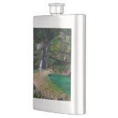 素晴らしウォーターフォールVirje,スロベニアのポスター フラスク (左)