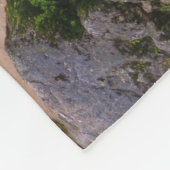 素晴らしウォーターフォールVirje,スロベニアのポスター フリースブランケット (角)