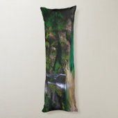 素晴らしウォーターフォールVirje，スロベニアのポスター ボディピロー (裏面 (縦))