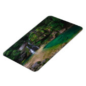 素晴らしウォーターフォールVirje,スロベニアのポスター マグネット (左側)