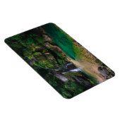 素晴らしウォーターフォールVirje,スロベニアのポスター マグネット (右側)