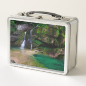素晴らしウォーターフォールVirje，スロベニアのポスター メタルランチボックス (正面)