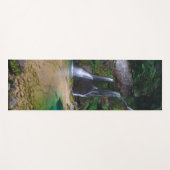 素晴らしウォーターフォールVirje，スロベニアのポスター ヨガマット (正面(横))