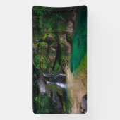 素晴らしウォーターフォールVirje，スロベニアのポスター 横断幕 (縦)