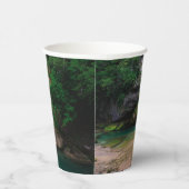 素晴らしウォーターフォールVirje，スロベニアのポスター 紙コップ (右)