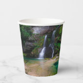 素晴らしウォーターフォールVirje，スロベニアのポスター 紙コップ (正面)
