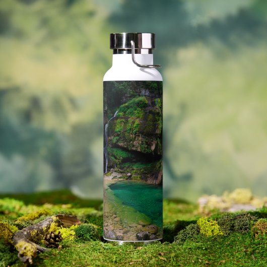 素晴らしウォーターフォールVirje，スロベニア ウォーターボトル (アウトドア)