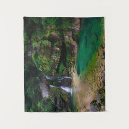 素晴らしウォーターフォールVirje，スロベニア タペストリー