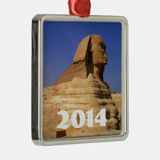 素晴らしエジプト，ギザのスフィンクス メタルオーナメント (右)