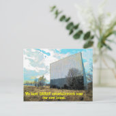 素晴らしエンターテイメント近く – 住所おもしろいの変更 案内ポストカード (スタンド正面)