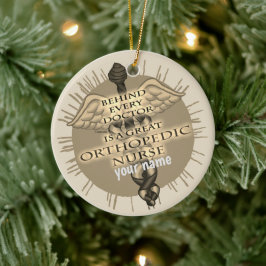 素晴らしカスタムナースオーナメント セラミックオーナメント