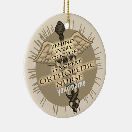 素晴らしカスタムナースオーナメント セラミックオーナメント (右)