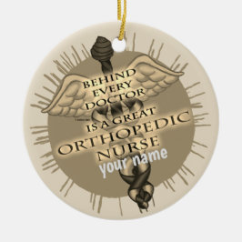 素晴らしカスタムナースオーナメント セラミックオーナメント