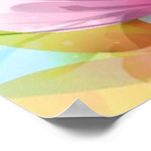 素晴らしカッコいいトレンディー引用文保「Calm and Dream Big」 ポスター (角)