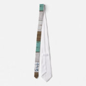 素晴らしカッコいいヴィンテージ青いかり ネクタイ (裏面)